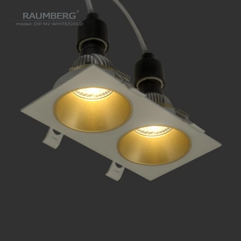 Встраиваемый светильник Raumberg DIP M2 White/Gold