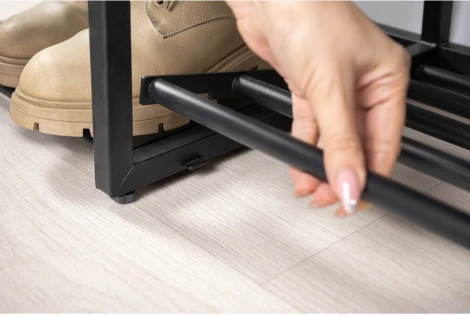 Готовая прихожая Mobi Гранд 15.124 дуб крафт табачный / кожзам HOLST Black 535380