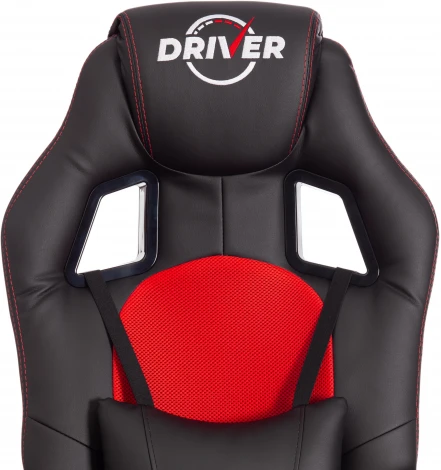 Кресло DRIVER (22) Tetchair (Черный,Красныйй).