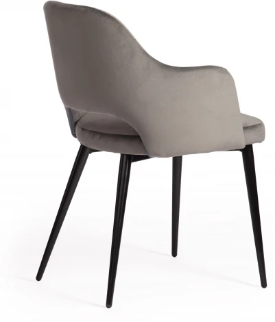 Кресло VALKYRIA (mod. 711) / 1 шт. в упаковке (Ткань,Металл /Серый,Черный)