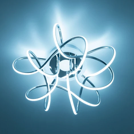 Потолочная люстра RGB Citilux Джемини Смарт CL229A151E (LED, 220V, умный дом - Алиса, Маруся, Сири)