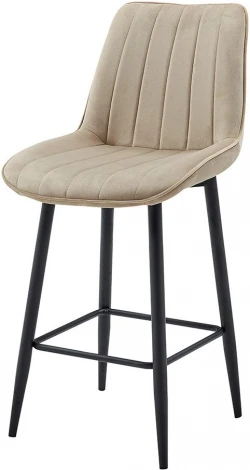 Стул полубарный CG1953B бежевый UF910-01, шт