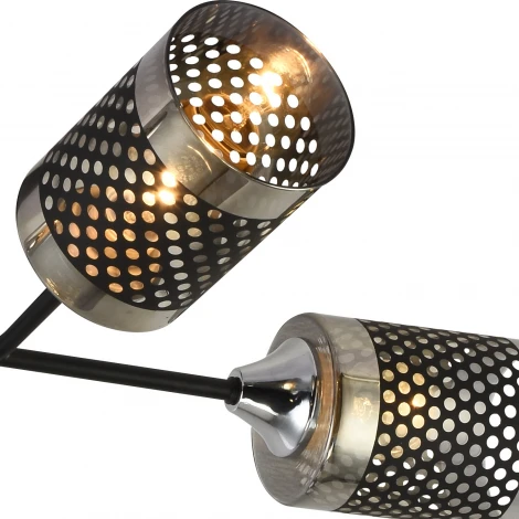 Потолочная люстра на штанге Reluce 01405-3.3-04B BK+CR (220V)