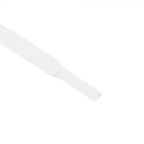 Трубка термоусадочная 5,0/2,5 мм длина 100 см. (белый) Stekker 50255