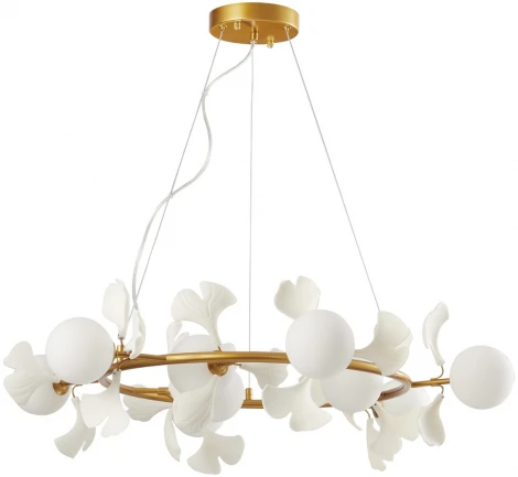 Подвесной светильник Kink Light Аста 07867-9A,33 (220V, на тросе, цветы, шарики)