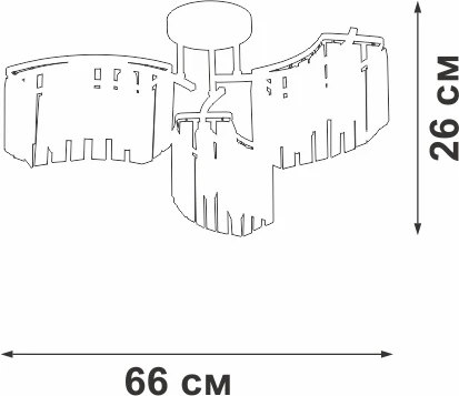 Потолочная люстра на штанге Vitaluce V5884-0/6PL (220V)