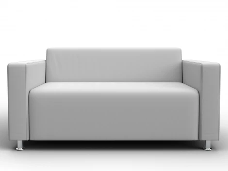 Диван прямой Лига-093 ВН (ДСП,Брус,Фанера,Экокожа/Белый) Лига Диванов 134959