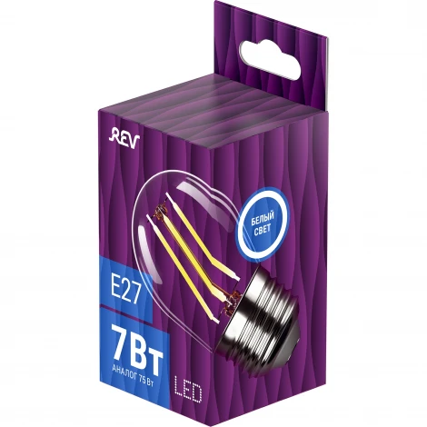 Лампочка светодиодная филаментная REV 32485 0