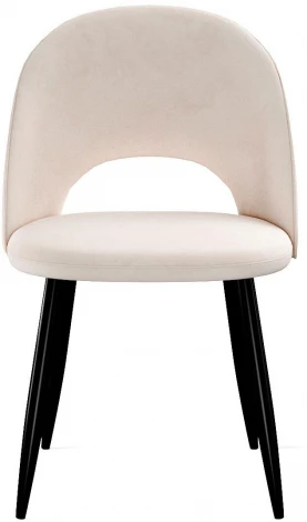 Стул DikLine 283 поворотный C103 крем, ножки черные арт.00-00073775