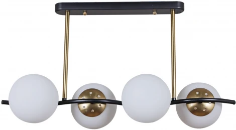 Потолочная люстра на штанге Reluce 36364-0.3-04 BK+COP (220V, шар)