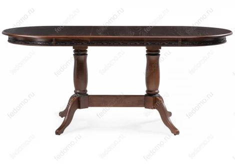 Деревянный стол Woodville Джил орех / коричневая патина 450821