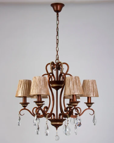 Подвесная люстра Abrasax Annika 1129/8BR (220V, на цепи)