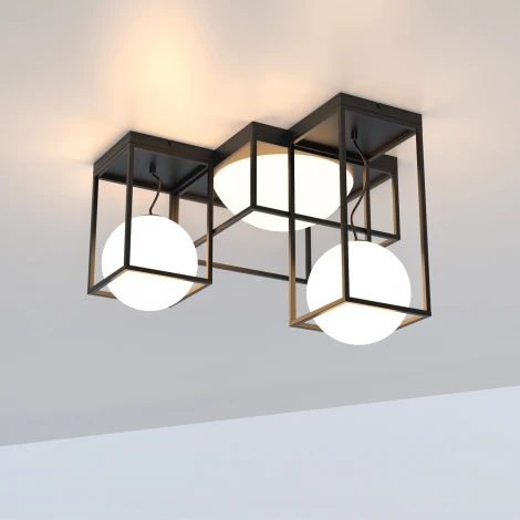 Потолочная люстра Mantra Desigual 7600 (220V, шарики, куб)