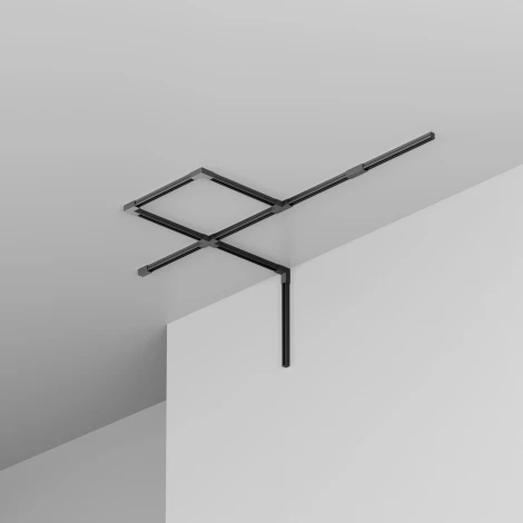 Профиль 3м накладной черный Maytoni Elasity IP O-TR001-P-B3M