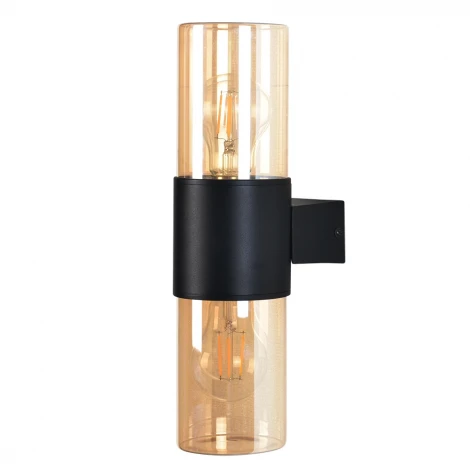 Настенный уличный светильник Arte Lamp A6515AL-2BK (220V, круглые, IP54)