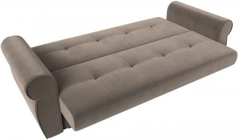 Диван-книжка Лига-019 (Коричневый/Велюр) Лига Диванов арт.118341