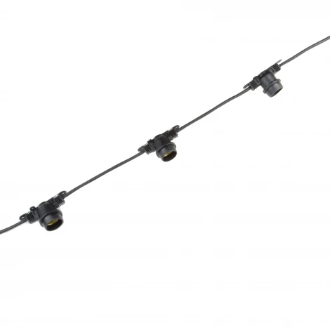 Гирлянда Uniel UDL-K120 200/E27/100M IP65 BLACK BELT-LIGHT