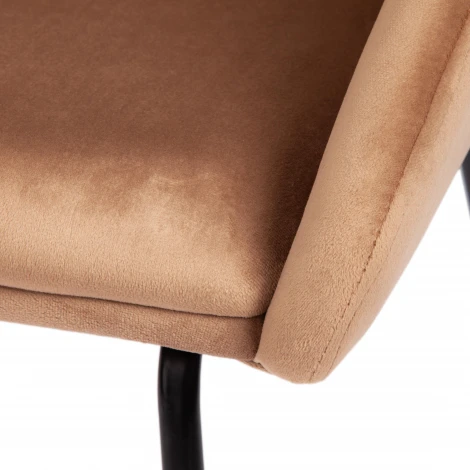 Кресло STAR (mod. CY-1919) серый (HLR 24)/черный (вельвет/металл)