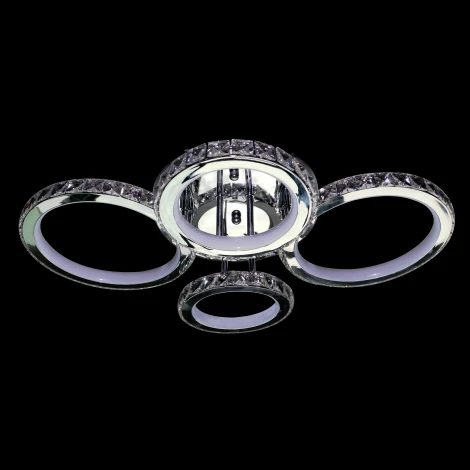 Потолочная люстра Natali Kovaltseva INNOVATION STYLE 83009 (регулировка яркости, LED, 220V, пульт управления, умный дом - LampSmart, кольцо)