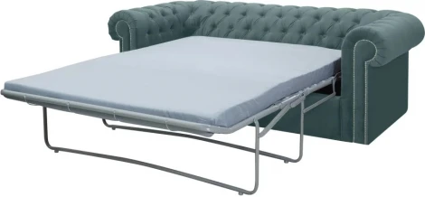 Диван Chesterfield ОГОГО (арт.344643), (Ткань/Бирюзовый)