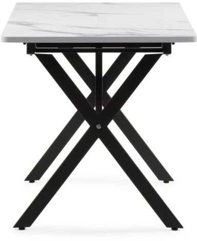 Стол деревянный Гурдун белый / черный 464908 Woodville