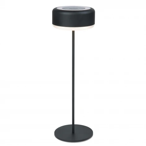 Настольная лампа светодиодная беспроводная, встроенный аккумулятор 2200mAh, диммер Uniel ULM-D950 3W/3000-6500K/DIM IP54 BLACK