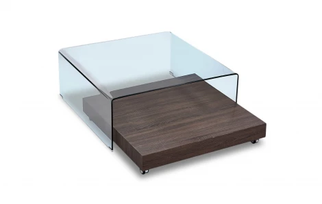 Стол журнальный F-GW505 коричневый