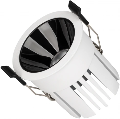 Светильник встраиваемый LED MS-ATLAS-BUILT-R66-15W Warm3000 (WH-BK, 35 deg, 230V) (Arlight, IP20 Металл) 035455