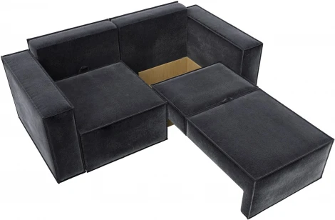 Диван прямой Куба мини Лига Диванов (Велюр) арт.127259