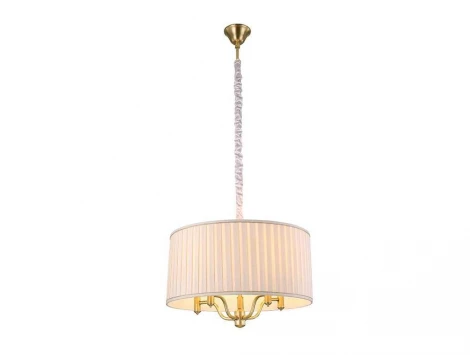 Подвесная люстра Newport 3360 3365/C brass (220V, на цепи, круглые)