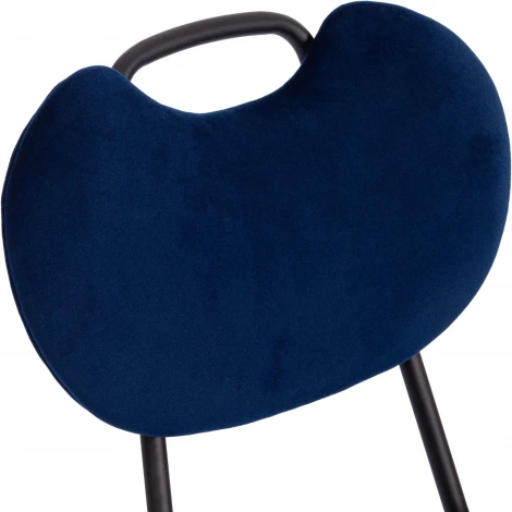 Обеденный стул Tetchair DANTON (Металл,Ткань/Синий)