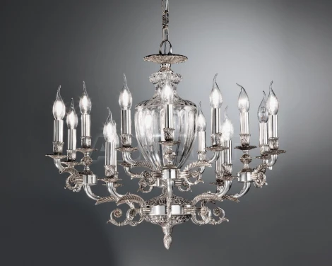 Подвесная люстра Nervilamp 925 925/16 (220V, на цепи, подсвечник, свеча)