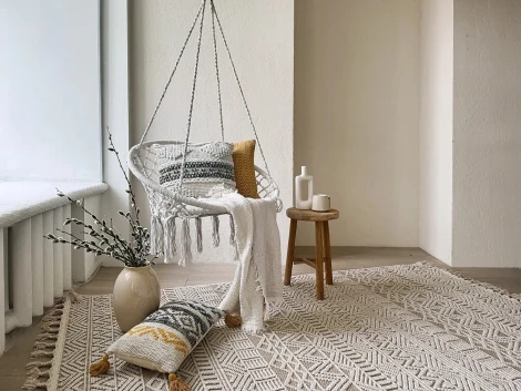 Кресло-гамак Porto (Белый) ОГОГО Обстановочка! арт.885223