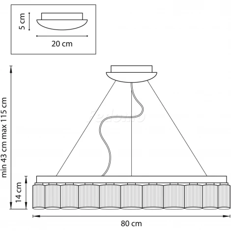 Подвесной светильник Lightstar Nibbler 812236 (220V, на тросе, цветы)