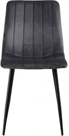 Стул Evoke Serenity Hesby (Металл/Велюр, Серый) арт.HSBI_DC103_grey