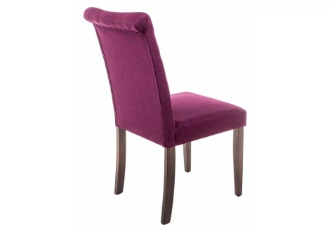Обеденный стул Woodville Amelia dark walnut / fabric purple 11020
