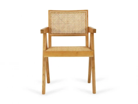 Комплект стульев Baltimore 2 шт. ОГОГО Обстановочка! 966316 (Массив,Дерево,Ротанг/Бежевый)