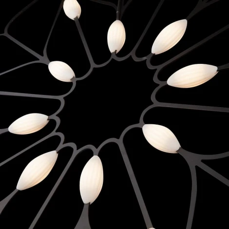 Подвесной светильник Maytoni Volare MOD037PL-L16B (LED, 220V, на тросе, цветы, круглые)