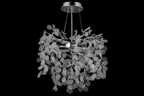 Подвесная люстра хрустальная Dio D`arte Tavenna Nickel Tavenna H 1.5.32.102 N (220V, на тросе)