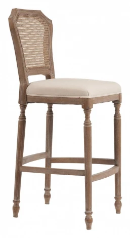 Барный стул Vintage French Nailhead Cane Back