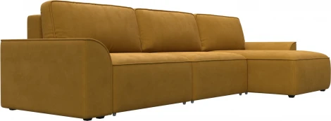 Диван угловой Лига-048 НПБ лонг Лига Диванов (Велюр) арт.128489