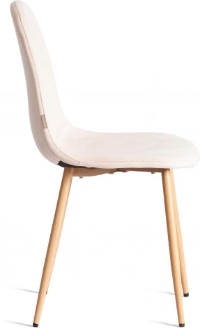 Стул BREEZE (mod. JSC-58) / 1 шт. в упаковке (Велюр,Металл  /Кремовый)