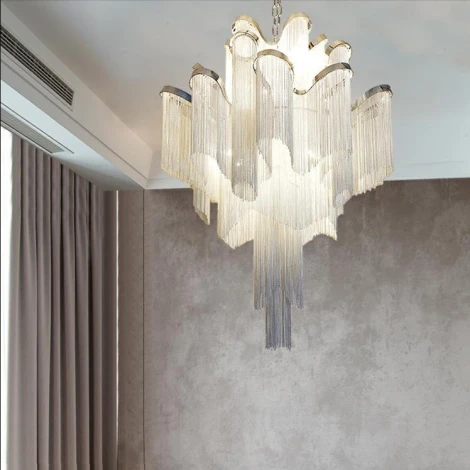 Подвесная люстра Ava Chain Atlantis Chandelier D60 Золото ImperiumLoft 40,278 (179867-22)
