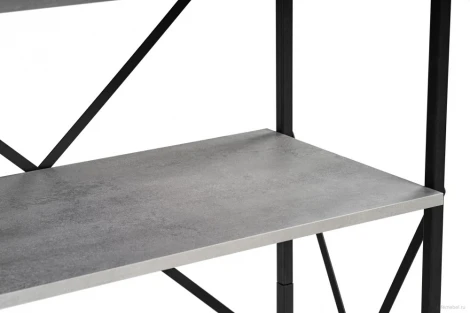 Офисная мебель Notta Траун Лофт 60 бетон / черный матовый 533194