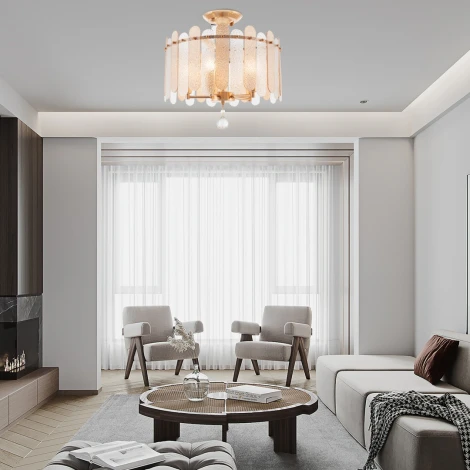 Потолочная люстра хрустальная на штанге Arte Milano Sorrento-3109 373109/5/80/390 GD (220V)