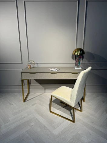 Стол-консоль IST-CASA Логан с 3-мя ящиками MC9001-150GR, 150х50х78 см, светло-серый