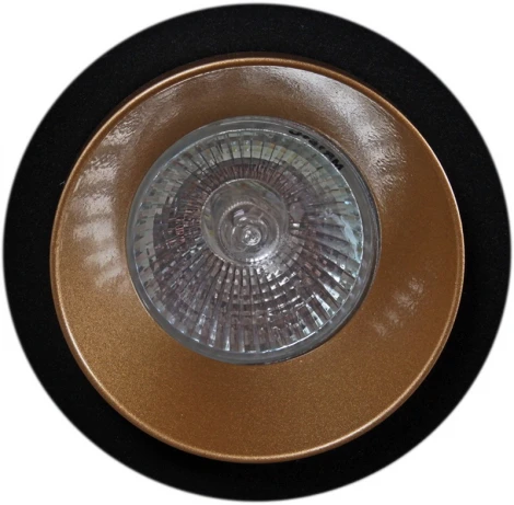 Встраиваемый точечный светильник Reluce 51611-9.0-001MN MR16 BK+GD (220V, круглые)