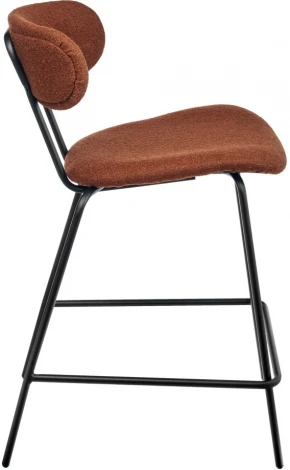 Стул полубарный Ant букле терракотовый Bradexhome арт.RF 0842