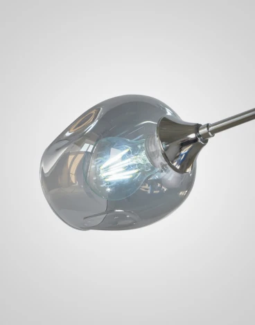 Потолочная люстра на штанге SL1N SL5328-6 BK+CR 000056966 Мелодия Света