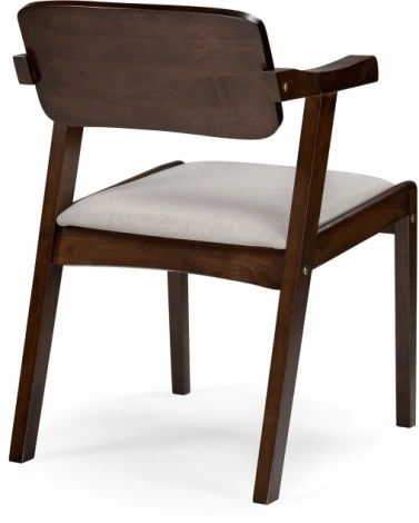 Деревянный стул Velma (Velma dirty oak / light beige) Woodville арт.15524